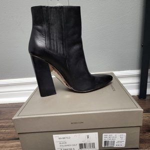 BCBG Leather Booties